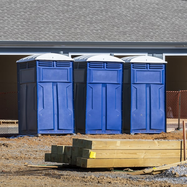 what is the cost difference between standard and deluxe portable toilet rentals in Henning MN